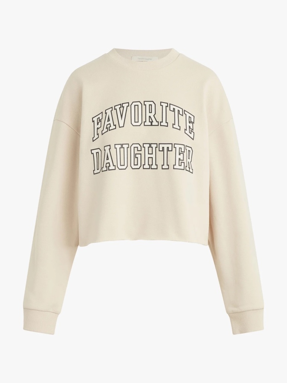 Favorite Daughter The cropped collegiate sweatshirt large